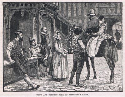 Gente de la ciudad y del campo en la época de Isabel de Gordon Frederick Browne